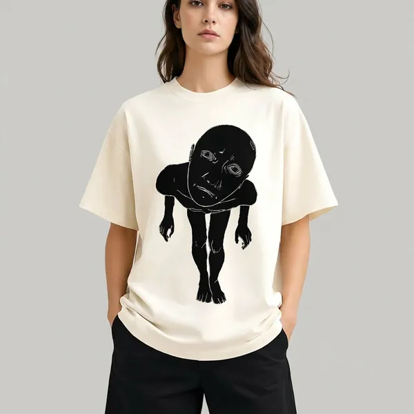 White_Cotton_Oversized_Artistic_Graphic_T-Shirt_For_Unisex