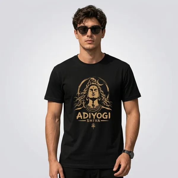Black_Cotton_Regular_Fit_Adiyogi_Shiva_Graphic_T-Shirt_For_Unisex