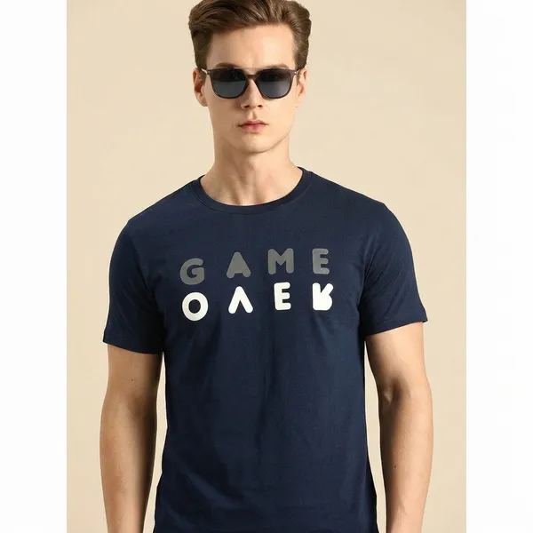 Black_Cotton_Regular_Fit_Text_Graphic_T-Shirt_For_Unisex