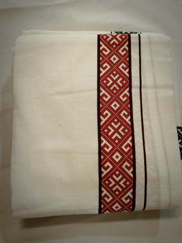 Men'S_White_Printed_Single_Mundu_/_Otta_Mundu_/_Lungi_(South_Indian_Kerala_Dhoti)