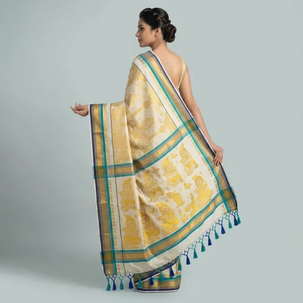 Kerala_Golden_Kasavu_Saree_For_Women_With_Baby_Krishna_Print