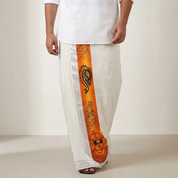 Men'S_White_Printed_Single_Mundu_/_Otta_Mundu_/_Lungi_(South_Indian_Kerala_Dhoti)