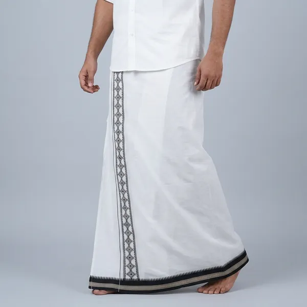 Men'S_White_Printed_Single_Mundu_/_Otta_Mundu_/_Lungi_(South_Indian_Kerala_Dhoti)