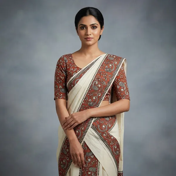 Cotton_Single_Set_Mundu_(Mundum_Neriyathum)_with_Kalamari_Prints_with_Blouse