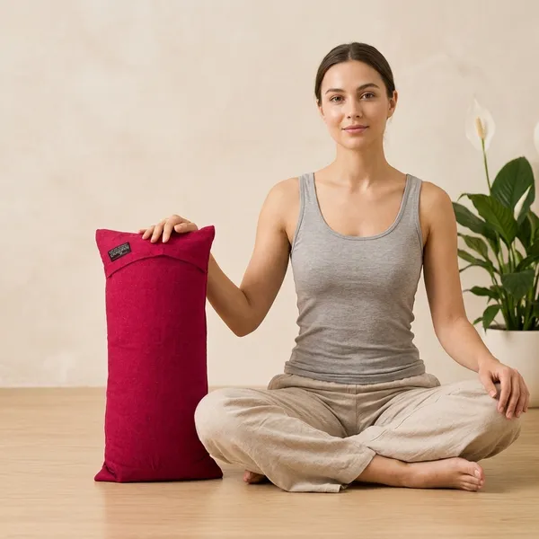Shoonya_Cotton_Bolster_Yoga_Pillow_Duo_Navy_Blue_Maroon