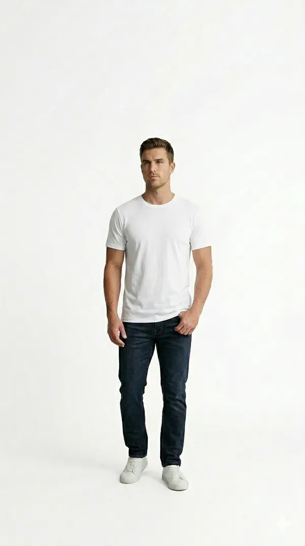 White_Cotton_Regular_Fit_Round_Neck_TShirt_For_Men