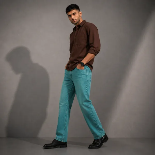 Blue_Green_Tint_Denim_Straight_Fit_Distressed_Jeans_For_Men