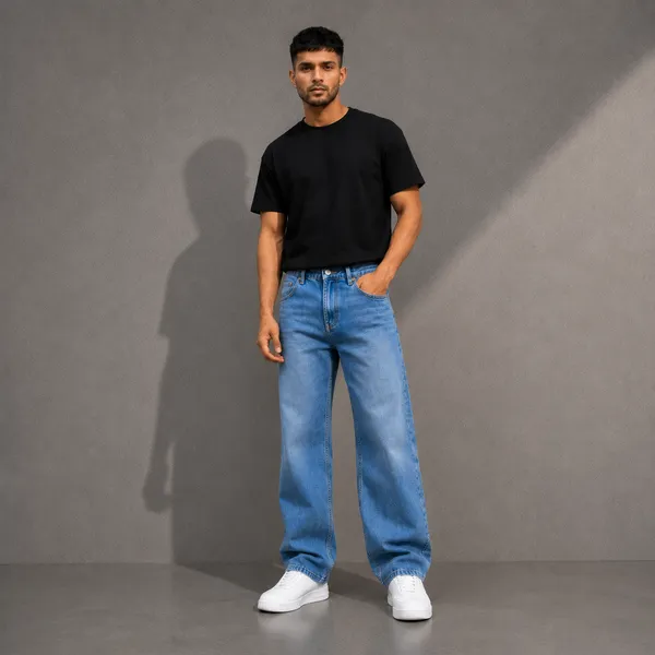 Tint_Denim_Baggy_Fit_Jeans_For_Men