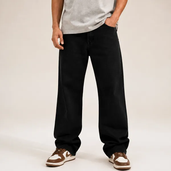 Z_Black_Denim_Baggy_Fit_Jeans_For_Men