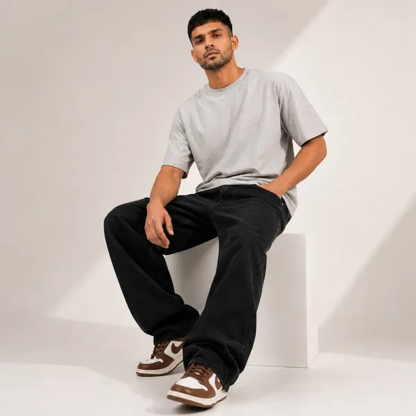 Z_Black_Denim_Baggy_Fit_Jeans_For_Men