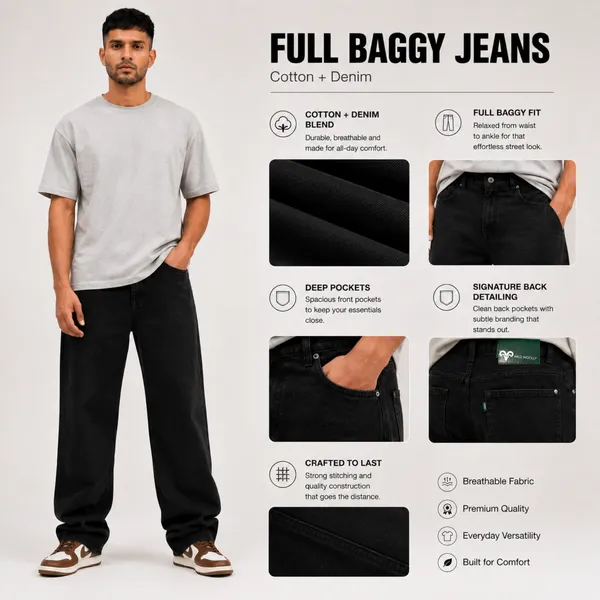 Z_Black_Denim_Baggy_Fit_Jeans_For_Men