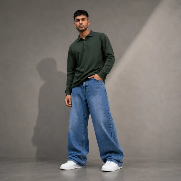 Light_Blue_Denim_Baggy_Fit_Jeans_For_Men