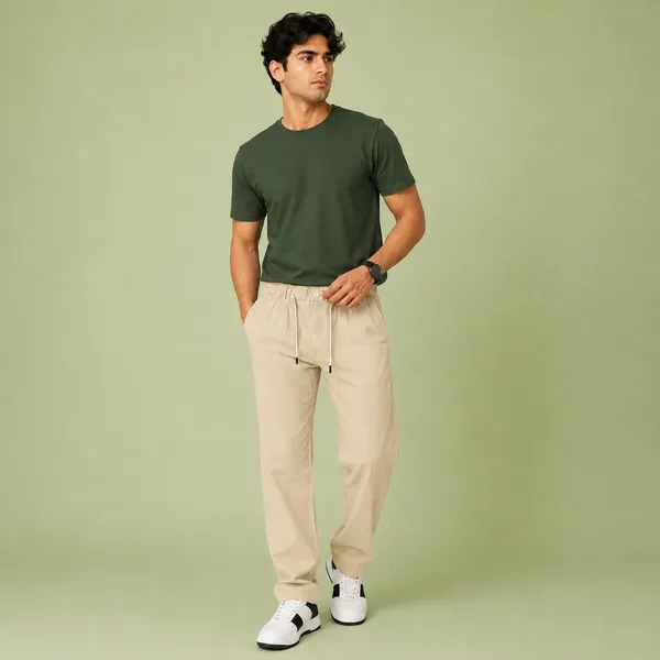 Wild_Woolly_Beige_Men's_Linen_Blend_Relaxed_Fit_Track_Pants_|_Breathable_Casual_Pant_with_Elastic_Waist_&_Drawstring