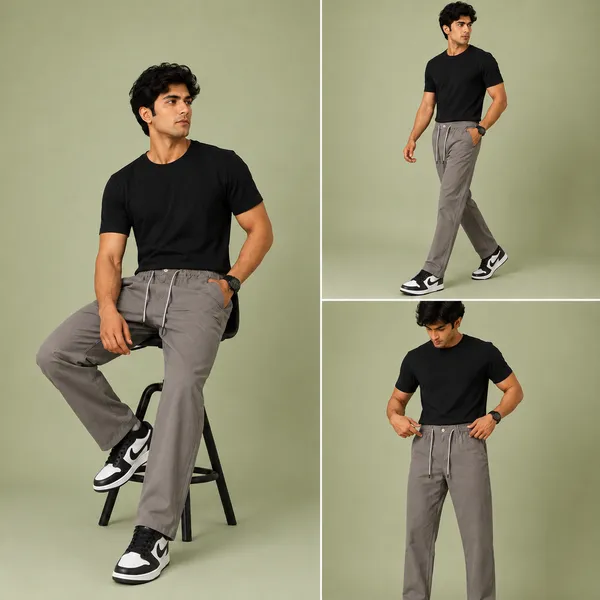 Wild_Woolly_Dark_Grey_Men's_Linen_Blend_Relaxed_Fit_Track_Pants_|_Breathable_Casual_Pant_with_Elastic_Waist_&_Drawstring