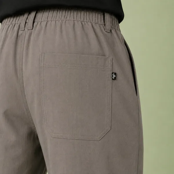 Wild_Woolly_Dark_Grey_Men's_Linen_Blend_Relaxed_Fit_Track_Pants_|_Breathable_Casual_Pant_with_Elastic_Waist_&_Drawstring