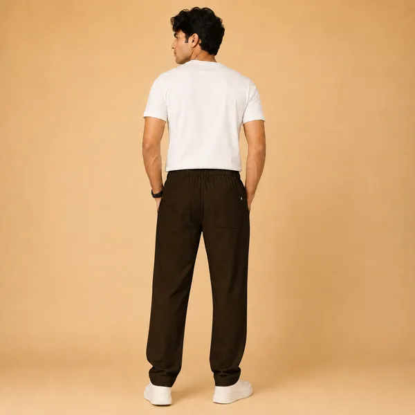 Wild_Woolly_Mud_Brown_Men's_Linen_Blend_Relaxed_Fit_Track_Pants_|_Breathable_Casual_Pant_with_Elastic_Waist_&_Drawstring