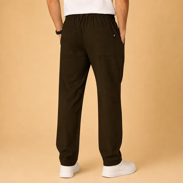Wild_Woolly_Mud_Brown_Men's_Linen_Blend_Relaxed_Fit_Track_Pants_|_Breathable_Casual_Pant_with_Elastic_Waist_&_Drawstring