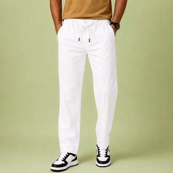 Wild_Woolly_White_Men's_Linen_Blend_Relaxed_Fit_Track_Pants_|_Breathable_Casual_Pant_with_Elastic_Waist_&_Drawstring