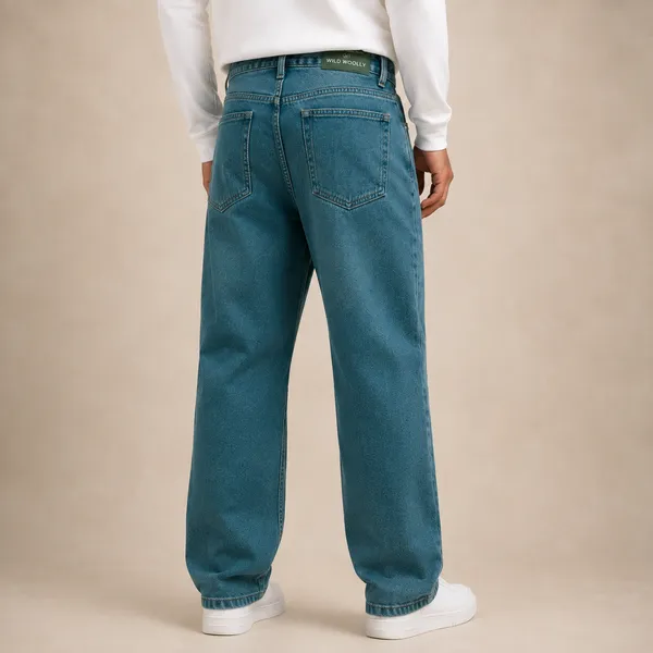 Bluish_Green_Denim_Straight_Fit_Distressed_Jeans_For_Men