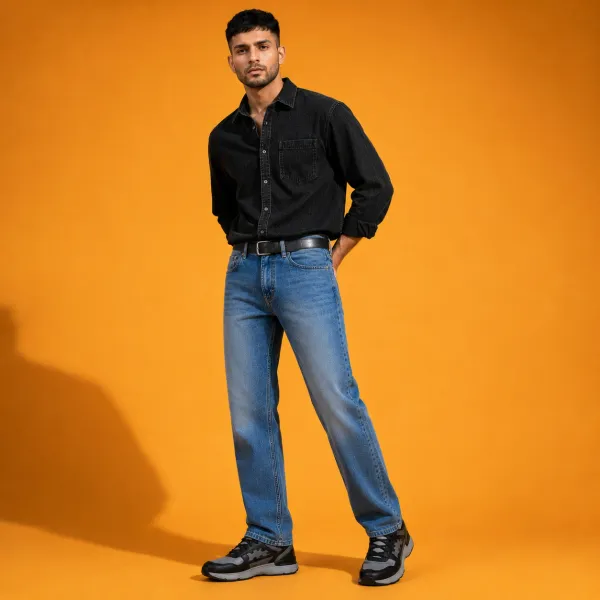 Blue_Tint_Denim_Straight_Fit_Distressed_Knee_Patch_Jeans_For_Men