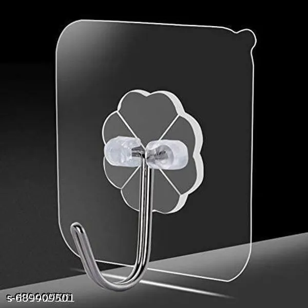Pvc_Plastic_Transparent_Heavyduty_Adhesive_Wall_Hooks_Set_Of_20_Pack_Of_2