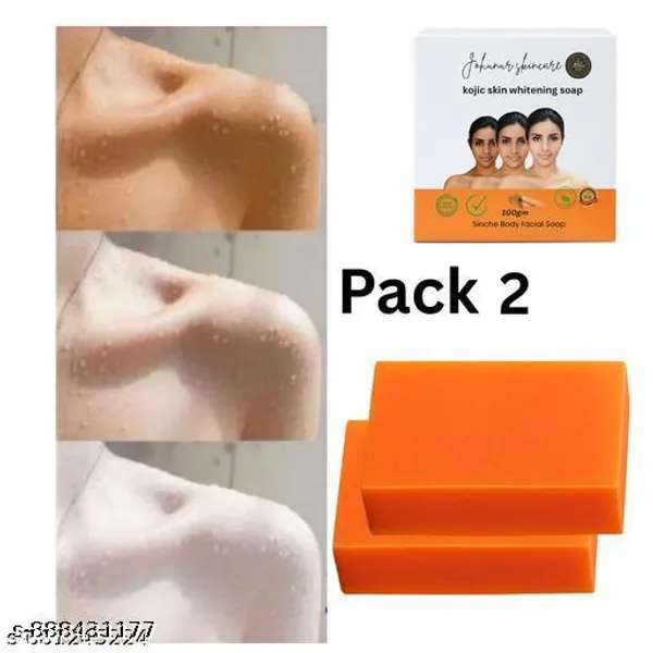 Kojic_Acid_Skin_Brightening_Whitening_Bathing_Soap_100_G_Pack_Of_2