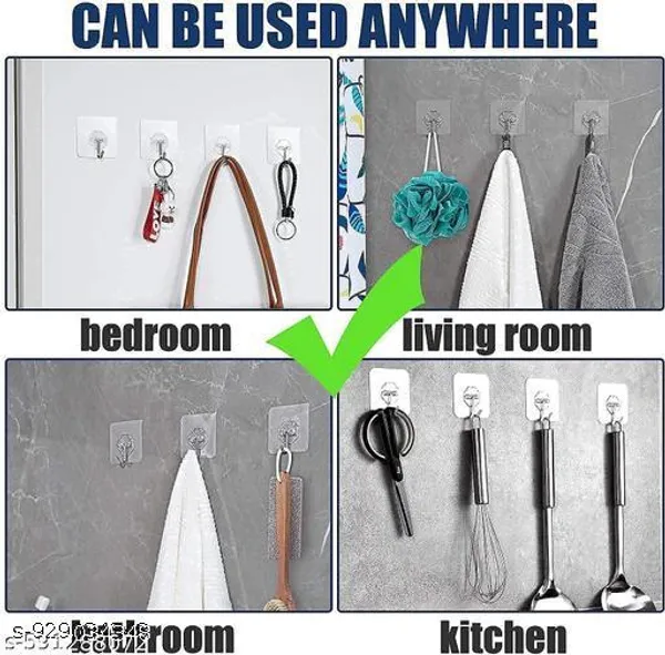 Plastic_Transparent_Selfadhesive_Heavy_Duty_Wall_Hooks_Pack_Of_50