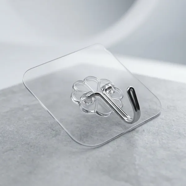 Plastic_Transparent_Waterproof_Adhesive_Wall_Hooks_Pack_Of_30