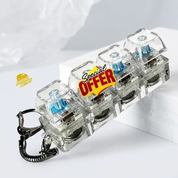 Transparent_Mechanical_Switch_Fidget_Stress_Relief_Keychain