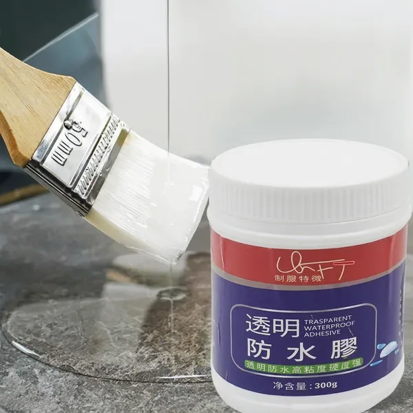 Transparent_Waterproof_Roof_Crack_Seal_Sealant_Glue_300_G_With_Brush