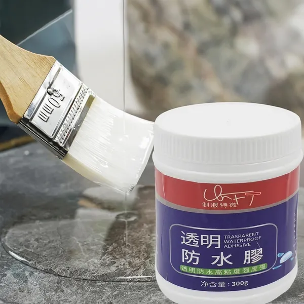 Transparent_Waterproof_Roof_Crack_Seal_Sealant_Glue_300_G_With_Brush
