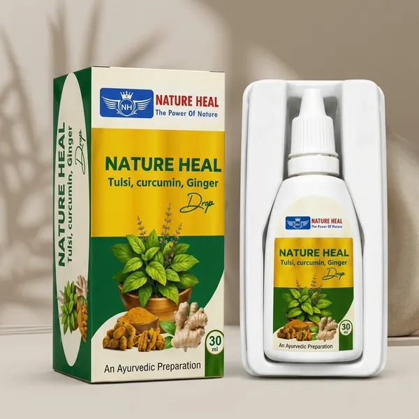 Nature_Heal_Tulsi_Curcumin_Ginger_Drops_And_Green_Tea_Tablet_|_Pack_Of_2