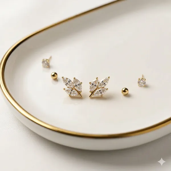 Gold_Steel_Combo_Earrings_Set_For_Women