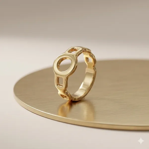 Gold_Geometric_Design_Statement_Ring_For_Women