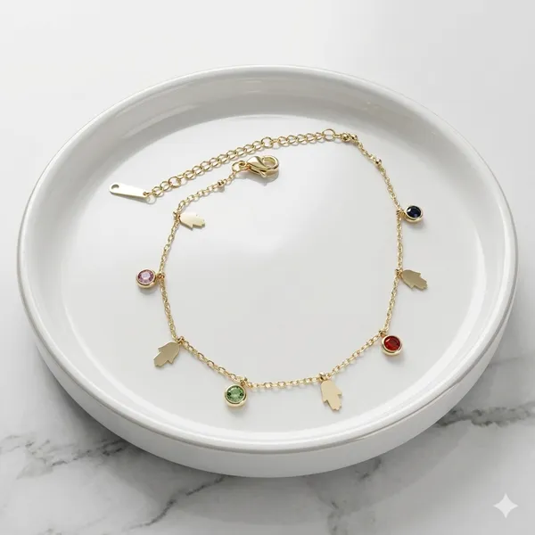 Gold_Tone_Multi_Charm_Anklet_With_Colorful_Gemstones
