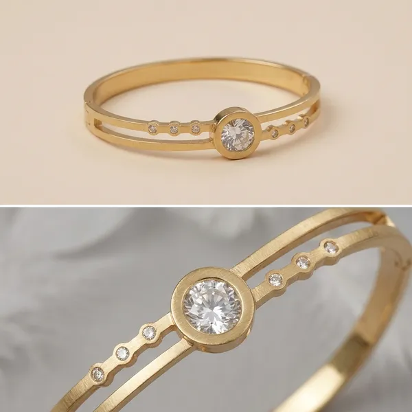 Gold_Plated_Crystal_Studded_Layered_Bracelet_For_Women