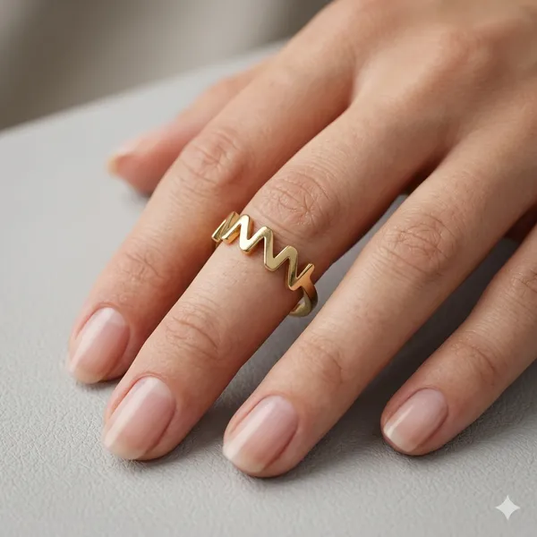 Gold_Toned_Zigzag_Wave_Design_Adjustable_Ring
