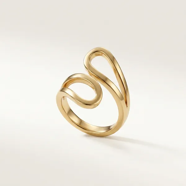 Gold_Sculptural_Abstract_Swirl_Ring