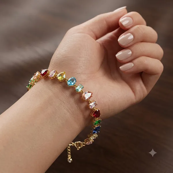 Rainbow_Gemstone_Statement_Bracelet