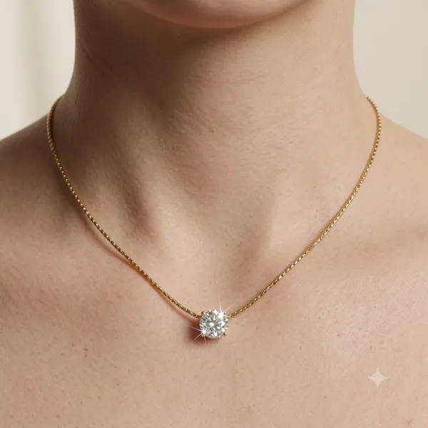 Solitaire_Diamond-Cut_Pendant_Necklace