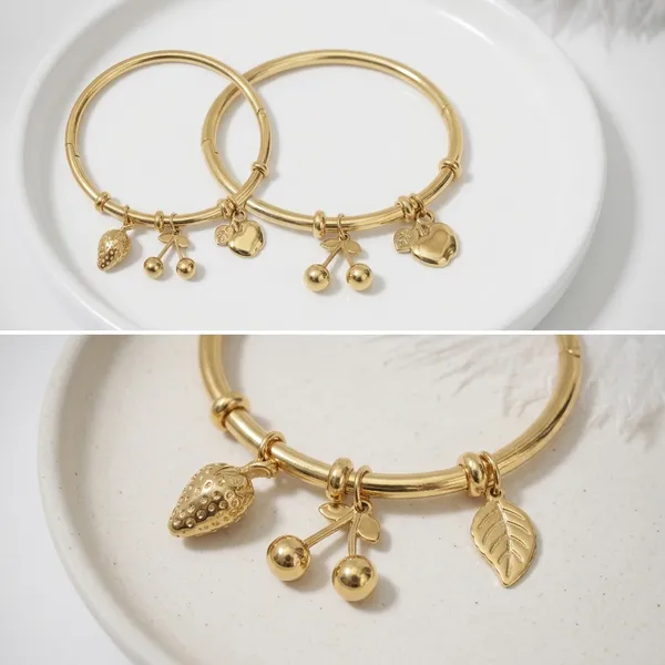 Gold_Plated_Charm_Bracelet_With_Strawberry_And_Apple_Charms