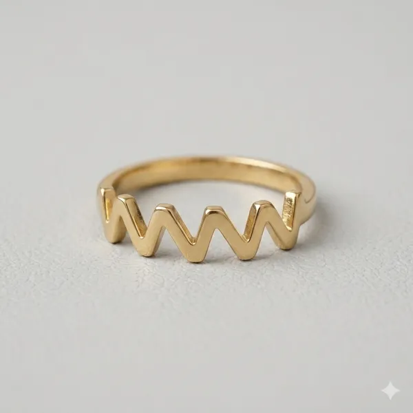 Gold_Toned_Zigzag_Wave_Design_Adjustable_Ring
