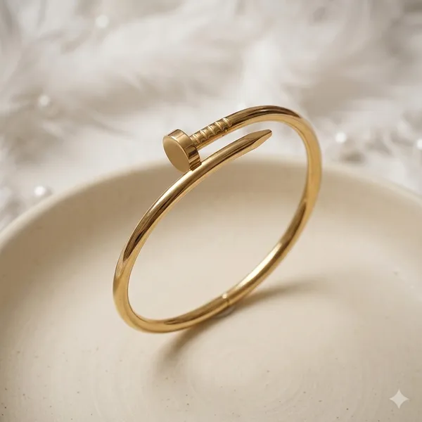 Gold_Tone_Nail_Shaped_Cuff_Bracelet_For_Women
