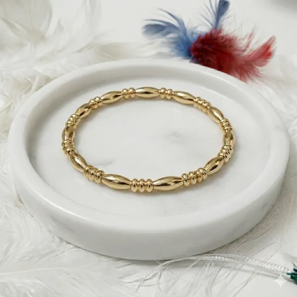 Gold_Plated_Beaded_Stretch_Bracelet