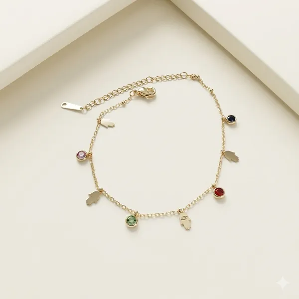 Gold_Tone_Multi_Charm_Anklet_With_Colorful_Gemstones