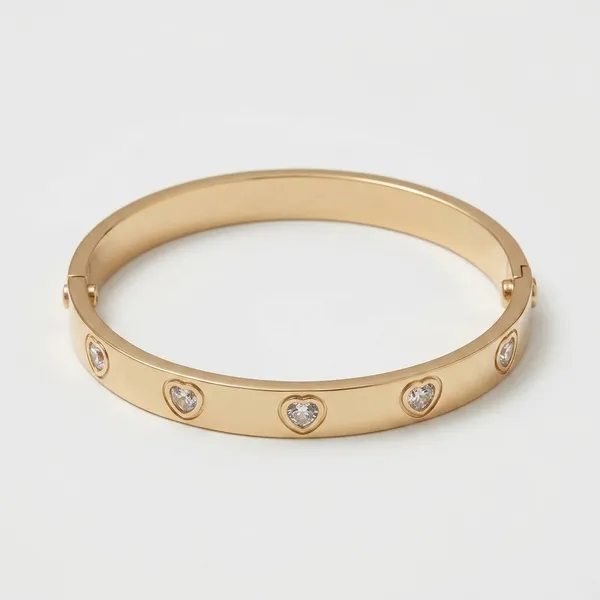 Gold_Stainless_Steel_Crystal_Studded_Bangle_Bracelet_For_Women