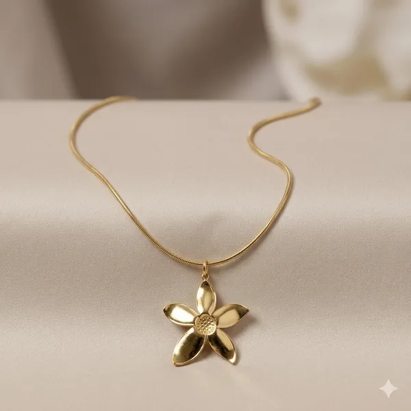 Gold_Plated_Floral_Pendant_Necklace_For_Women