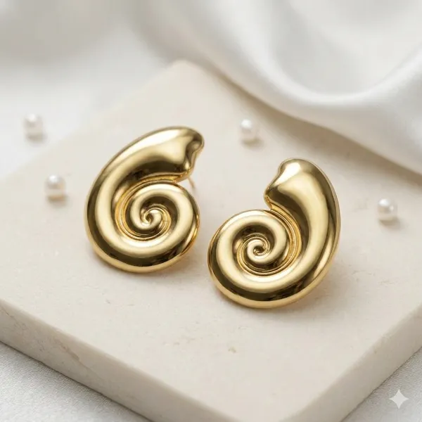 Gold_Steel_Statement_Earrings_For_Women