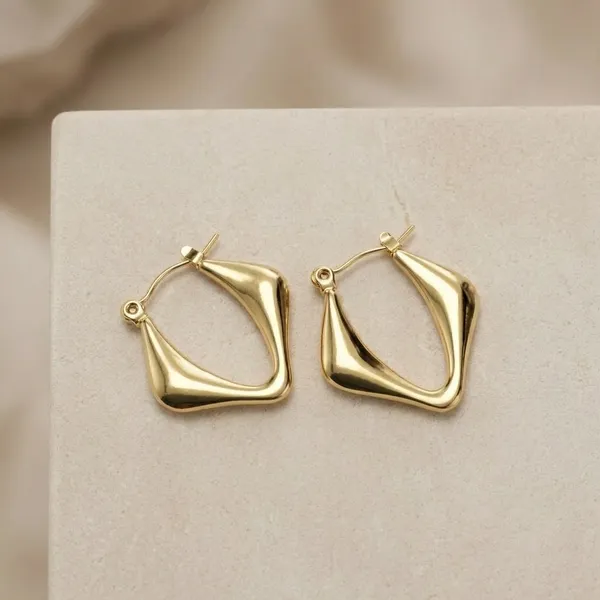 Gold_Steel_Hoop_Earrings_For_Women