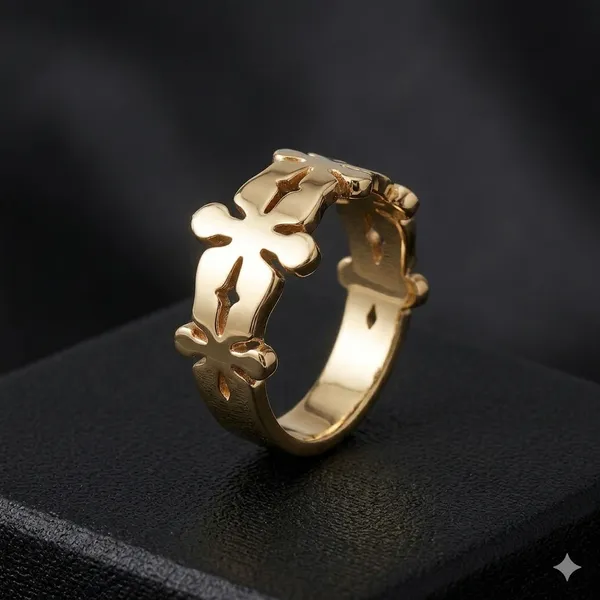 Gold_Floral_Stackable_Ring_For_Women